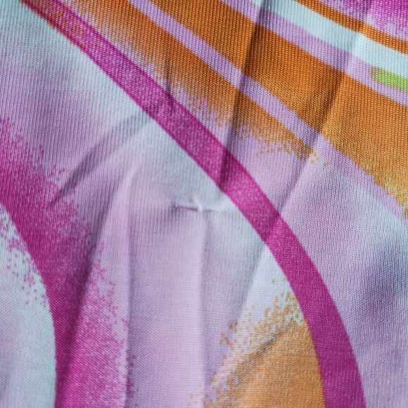 T-C Fashion Midi Dress. Woman's XS. Tropical Print. A- line, V-neck Beach Vibe. - Picture 3 of 7